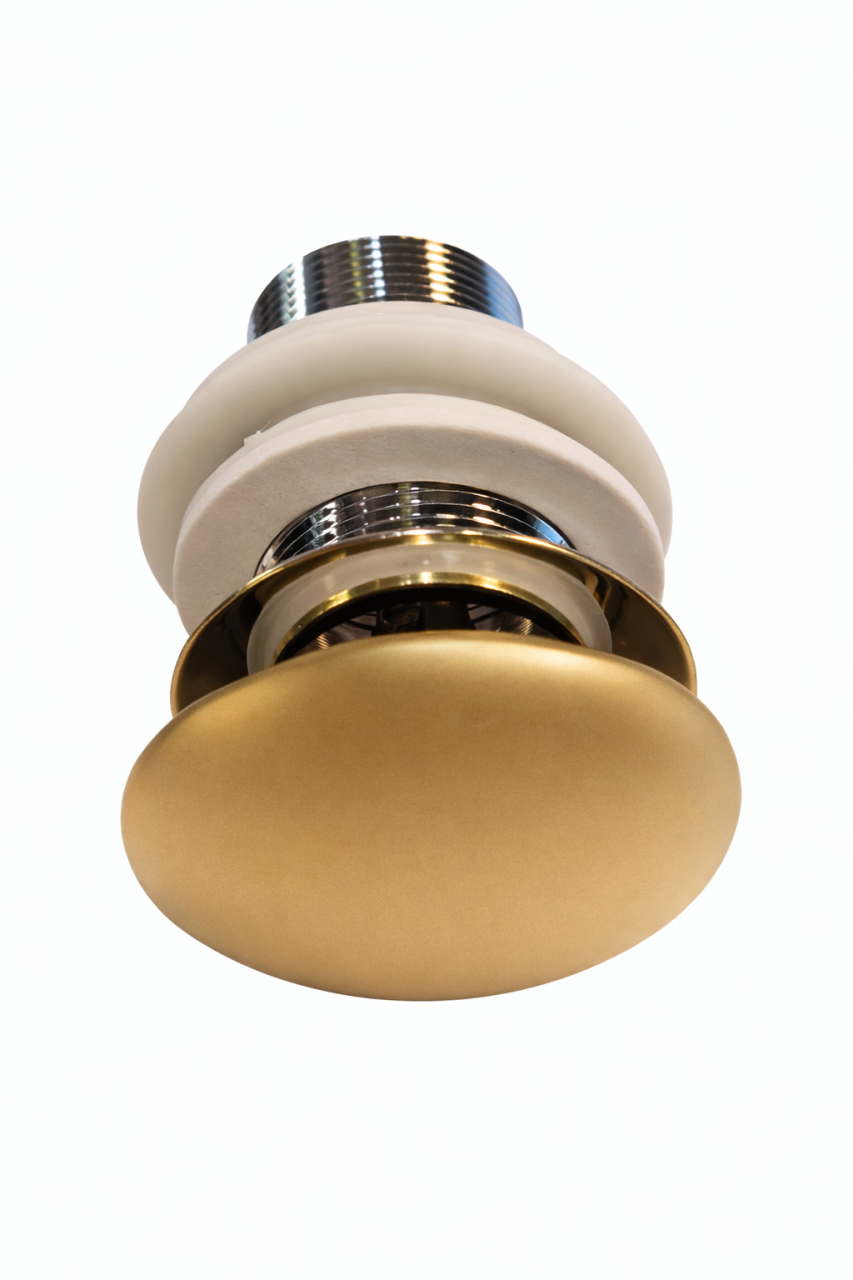 Ventil lavoar auriu mat click clack ceramic 10 cm BisDesign [2]