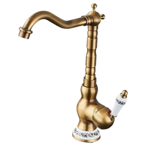 Baterii Pentru Baie - Baterie bronz antichizat retro 31 cm pentru baie sau bucătărie