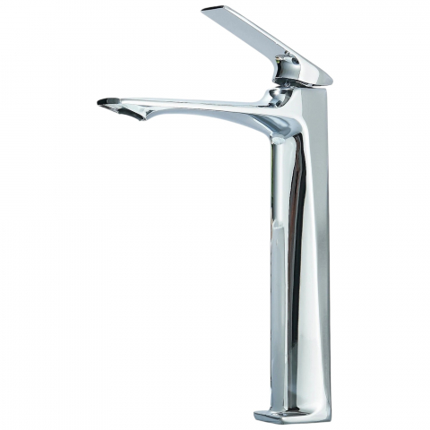 Baterii Pentru Baie - Baterie chiuvetă baie crom lucios 31 cm cu pipă înclinată 15°