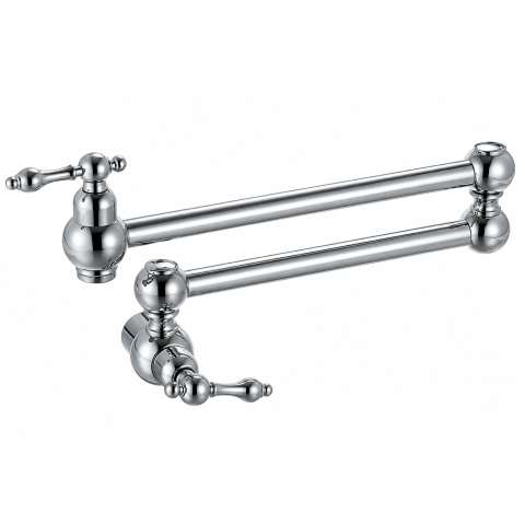 Baterii Pentru Bucătărie - Baterie chiuvetă bucătărie crom lucios 58 cm montaj aragaz sau chiuvetă