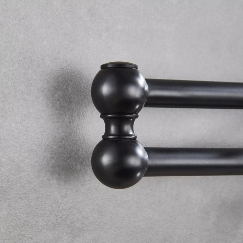 Baterie bucătărie negru mat 58 cm montaj aragaz sau chiuvetă [8]