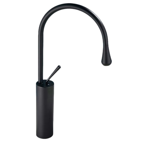 Baterii Pentru Baie - Baterie lavoar baie BisDesign negru mat 47 cm design modern