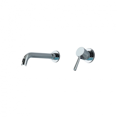 Baterii Pentru Baie - Baterie lavoar încastrabilă crom lucios 26 cm montaj perete