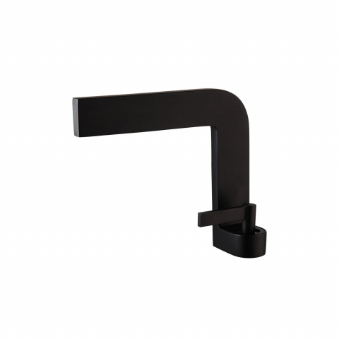 Baterii Pentru Baie - Baterie chiuvetă baie negru mat 19 cm stil industrial robust
