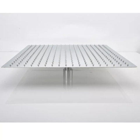 Cap duș pătrat BisDesign® Ultra Slim 40x40 cm, crom lucios, oțel inoxidabil [4]