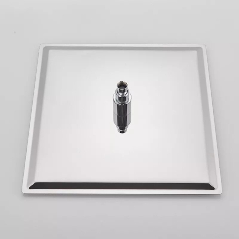 Cap duș pătrat BisDesign® Ultra Slim 30x30 cm, finisaj crom lucios, oțel inoxidabil [6]