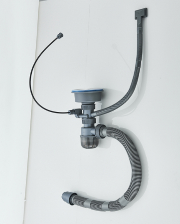 Chiuvetă multifuncțională gri grafit 77 L cu LCD și accesorii premium [18]