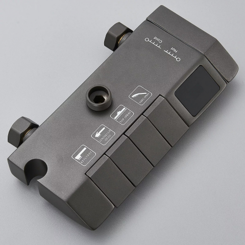 Coloană de duș gri antracit cu afișaj LCD și palărie Rainfall 28 cm [8]