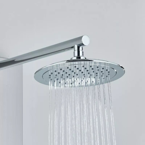 Coloană de Duș BisDesign® Crom Metalizat, Funcție Ploaie și SPA, cu Raft de Depozitare [5]