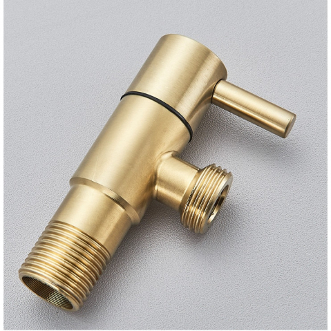 Duș igienic încastrabil auriu mat din inox SUS304 cu pipă pivotantă [4]
