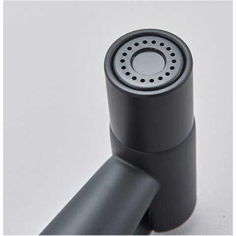 Duș igienic incastrabil negru mat din inox SUS304 cu pipă pivotantă [4]