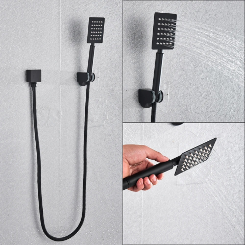 Sistem de duș încastrabil LCD cu para 20 cm, duș de mână și pipă cadă [3]