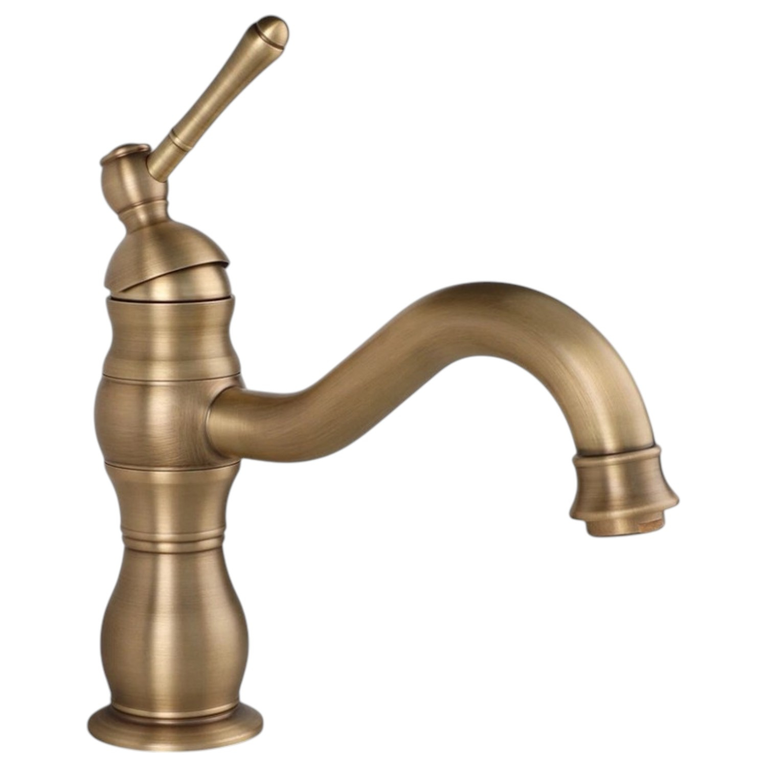 Baterie Lavoar Chiuveta Baie, BisDesign , Finisaj Bronz Antichizat, Dimensiune 22 cm