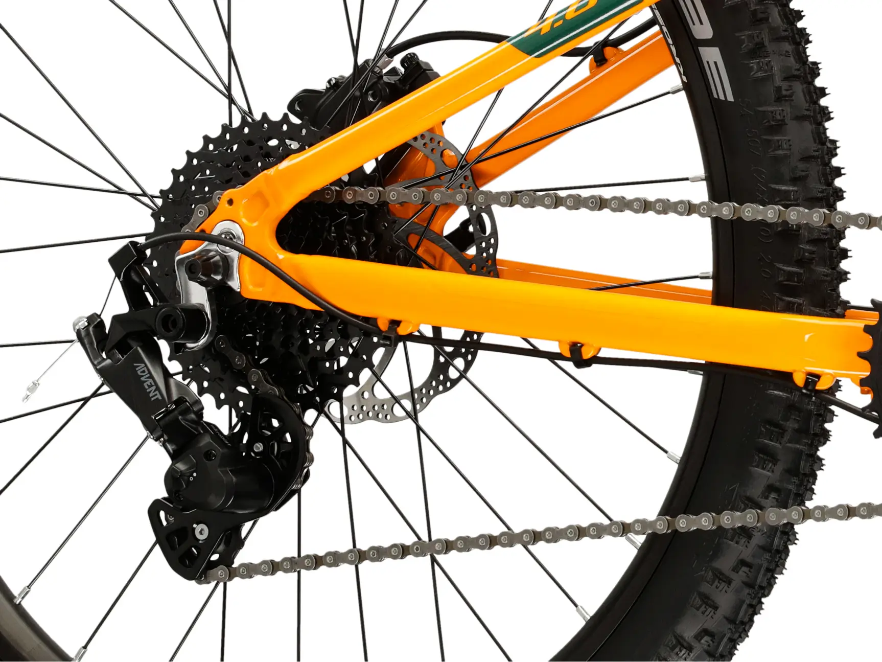 Bicicleta Kross Level JR 4.0 One Size 12"/24" Galben [8]