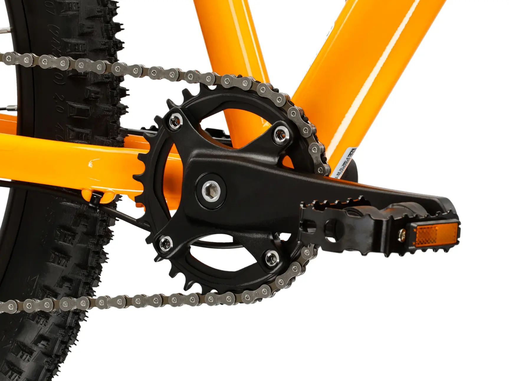 Bicicleta Kross Level JR 4.0 One Size 12"/24" Galben [9]