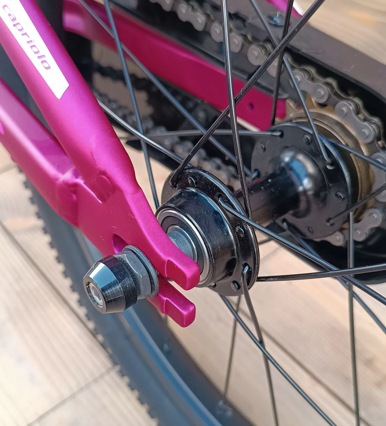 Bicicleta Capriolo 18 LC KID violet cu cadru aluminiu - Copie [5]