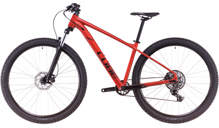 Bicicleta Cube Aim Pro Fireorange Black [5]
