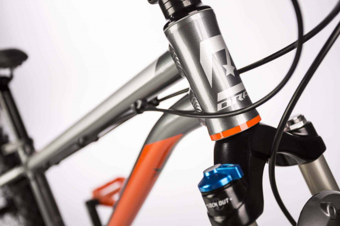 BICICLETA DRAG BADGER 24 RACE GRI-PORTOCALIU [3]