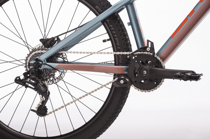 BICICLETA DRAG C1 TEAM M-13 BLUE ORANGE [5]