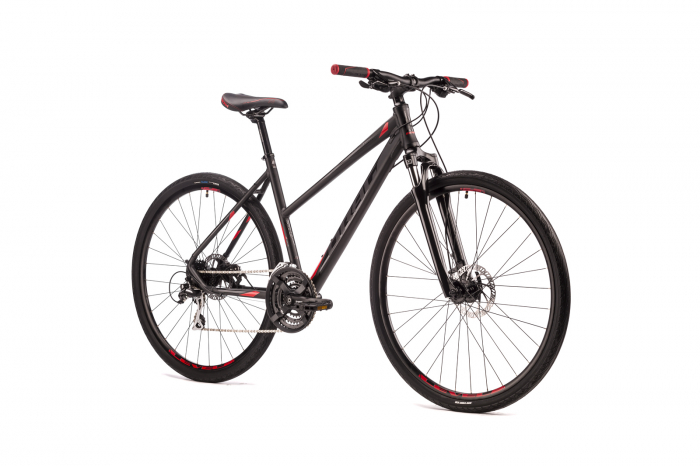 BICICLETA DRAG GRAND CANNYON PRO LADY M 17 NEGRU ROSU [2]