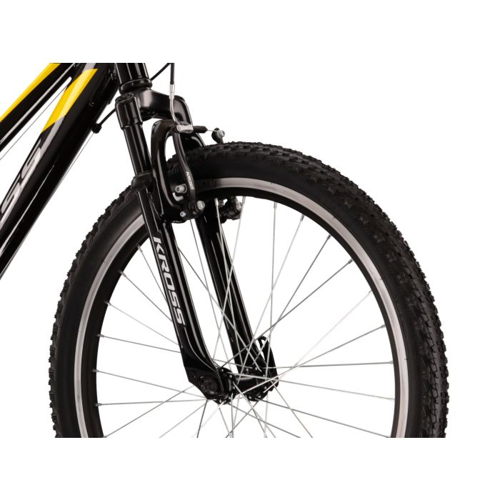 BICICLETA KROSS HEXAGON JR 1.0 M 24 YELLOW [3]