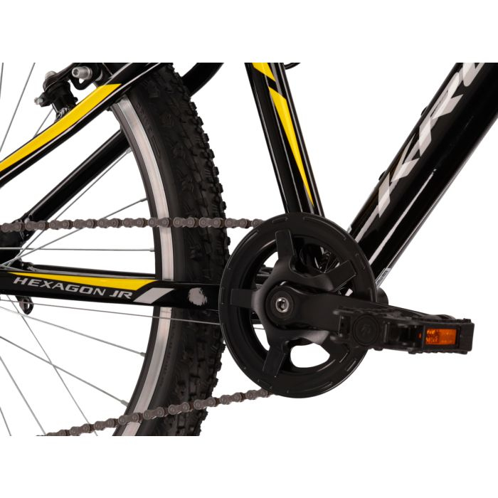 BICICLETA KROSS HEXAGON JR 1.0 M 24 YELLOW [5]