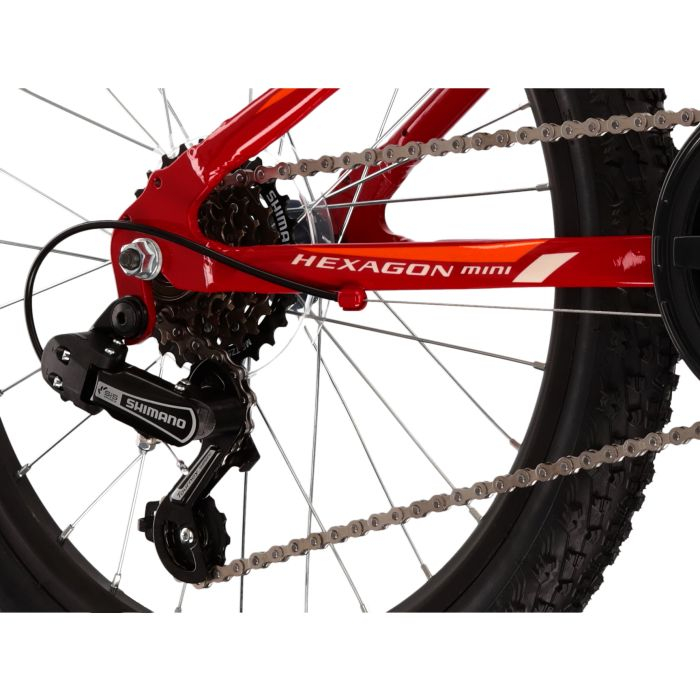 BICICLETA KROSS HEXAGON MINI 1.0 20 S RED-WHITE [6]