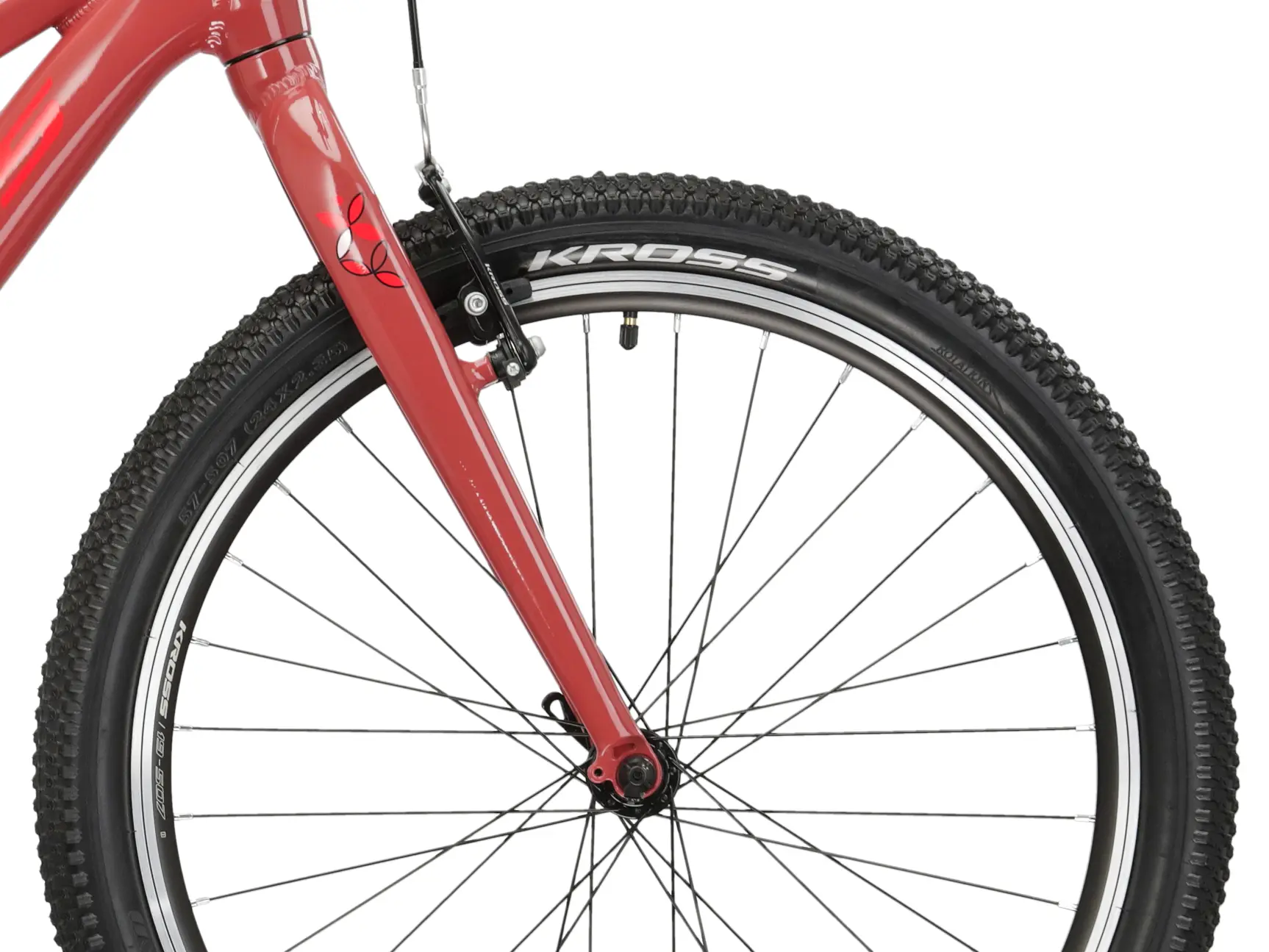 Bicicleta Kross Lea JR 1.0 maroon - pink - glossy [7]