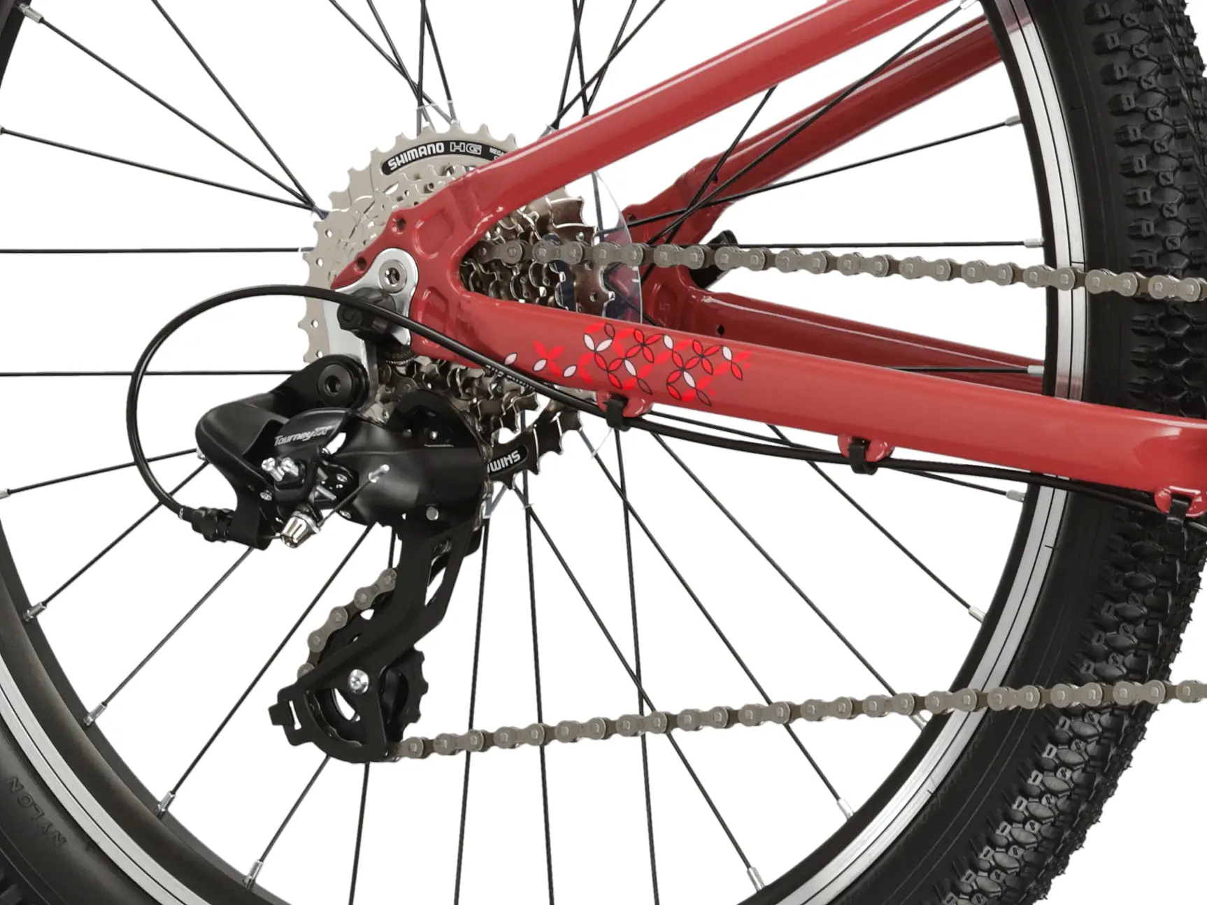 Bicicleta Kross Lea JR 1.0 maroon - pink - glossy [8]
