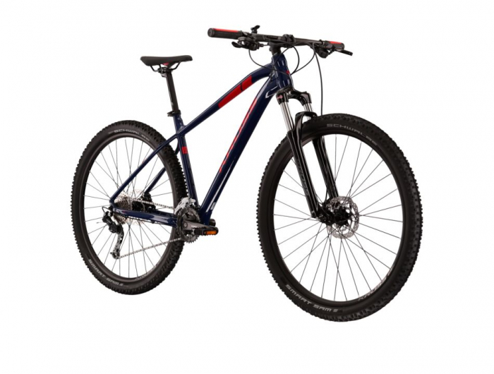 Bicicleta Kross Level 2.0 navy blue red glossy 2022 [2]