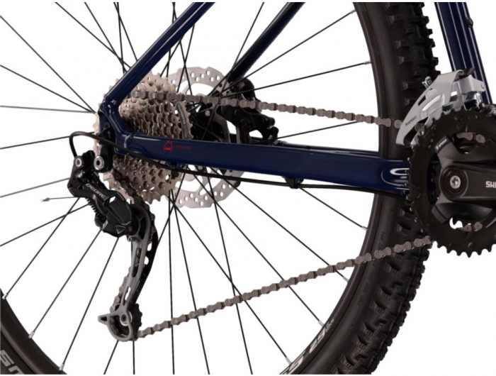 Bicicleta Kross Level 2.0 navy blue red glossy 2022 [8]