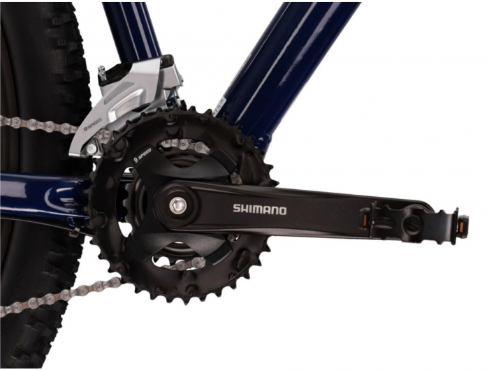 Bicicleta Kross Level 2.0 navy blue red glossy 2022 [10]