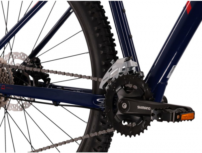 Bicicleta Kross Level 2.0 navy blue red glossy 2022 [9]