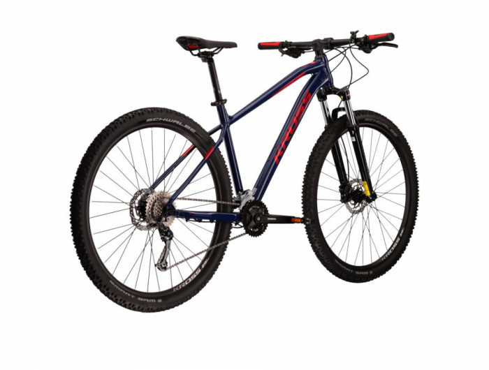Bicicleta Kross Level 2.0 navy blue red glossy 2022 [3]
