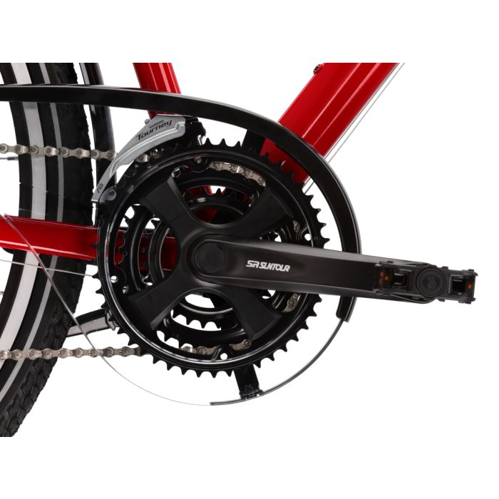 BICICLETA KROSS TRANS 3.0 28 M RED-BLACK [4]