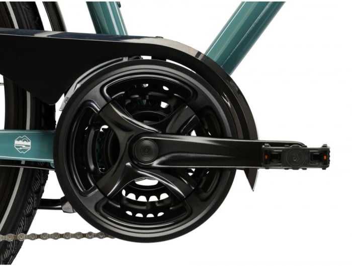 Bicicleta Kross Trans 3.0 green - silver - glossy [10]