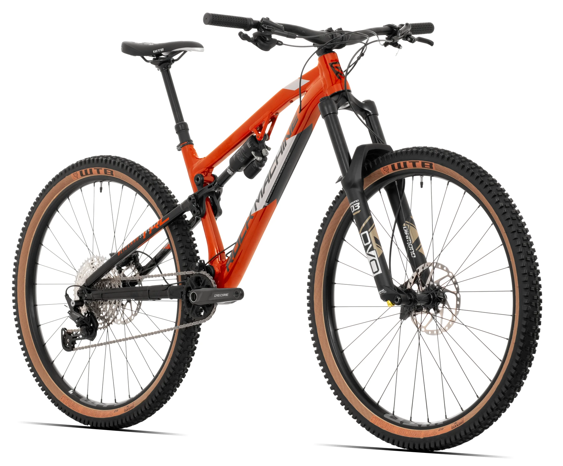 Bicicleta Rock Machine Blizzard TRL 70-29 29" Gloss Metallic Orange/Silver/Black [2]