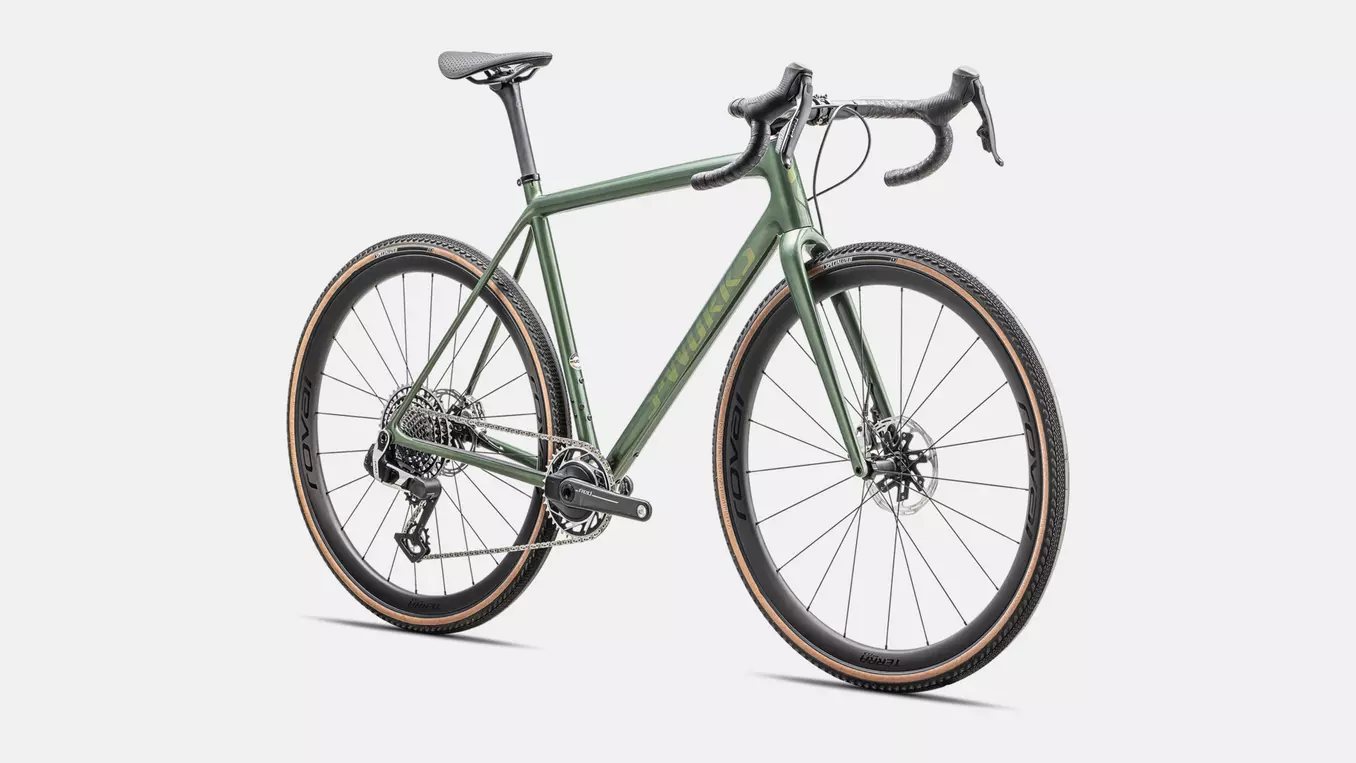 Bicicleta Specialized S-Works Crux SRAM RED XPLR Gloss Cypress Metallic / Viavi Gold to Silver Pearl [3]