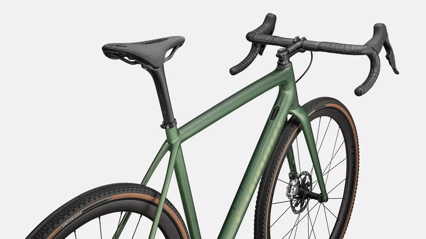 Bicicleta Specialized S-Works Crux SRAM RED XPLR Gloss Cypress Metallic / Viavi Gold to Silver Pearl [5]
