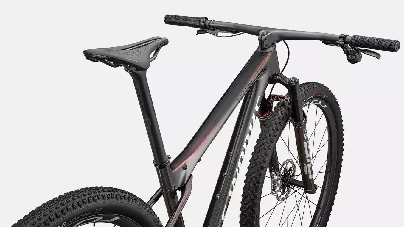 Bicicleta Specialized S-Works Epic World Cup Gloss Carbon / Red Pearl / Chameleon Fade [5]