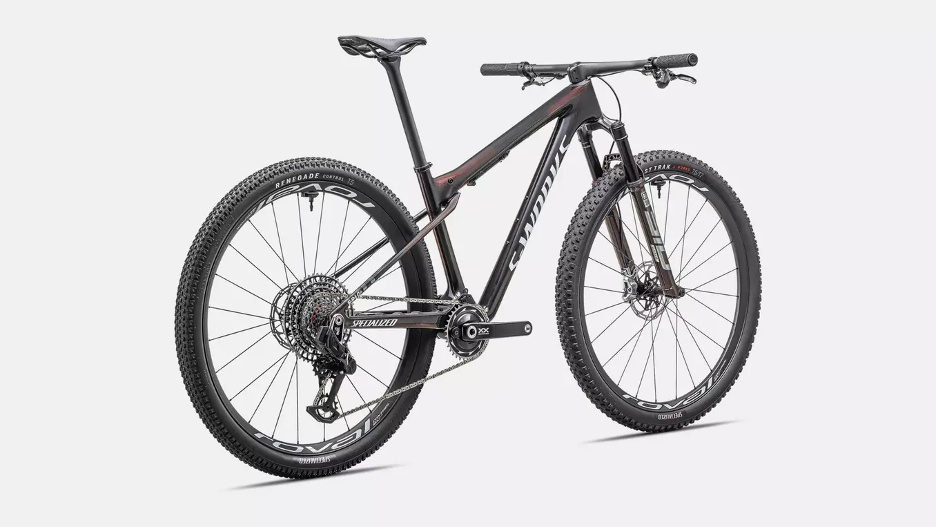 Bicicleta Specialized S-Works Epic World Cup Gloss Carbon / Red Pearl / Chameleon Fade [4]
