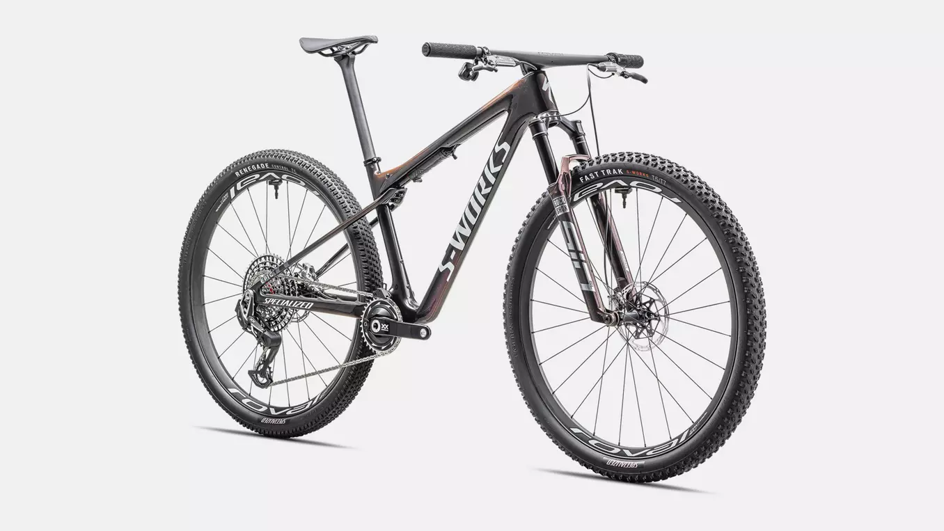 Bicicleta Specialized S-Works Epic World Cup Gloss Carbon / Red Pearl / Chameleon Fade [3]
