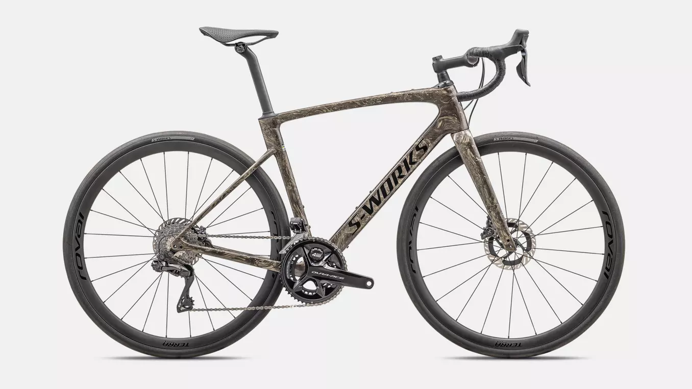 Bicicleta Specialized S-Works Roubaix SL8 Di2 Gloss Toupe / Gunmetal Strata / Charcoal [2]