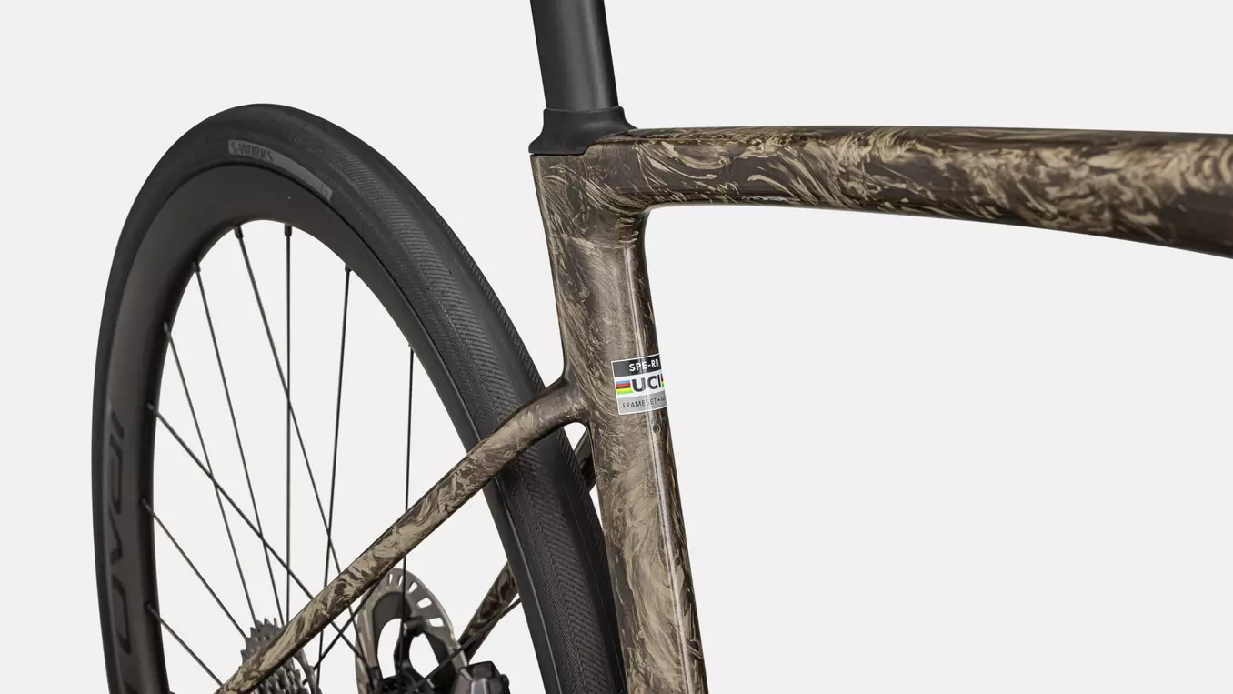 Bicicleta Specialized S-Works Roubaix SL8 Di2 Gloss Toupe / Gunmetal Strata / Charcoal [7]