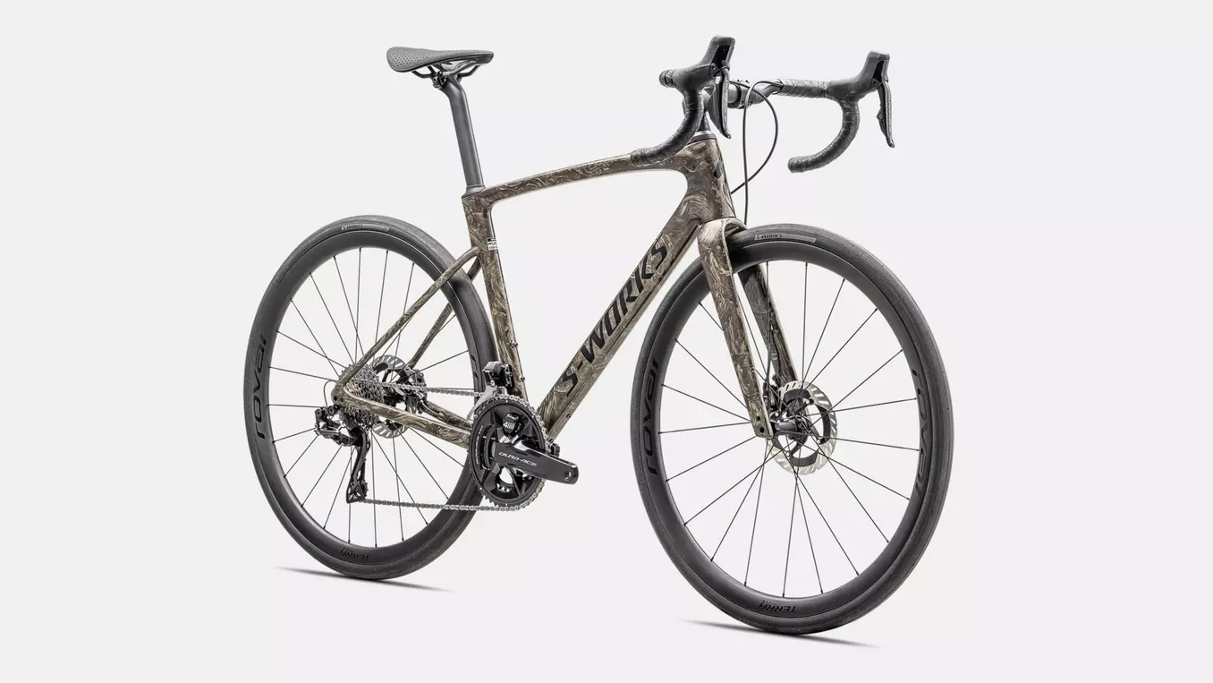 Bicicleta Specialized S-Works Roubaix SL8 Di2 Gloss Toupe / Gunmetal Strata / Charcoal [3]