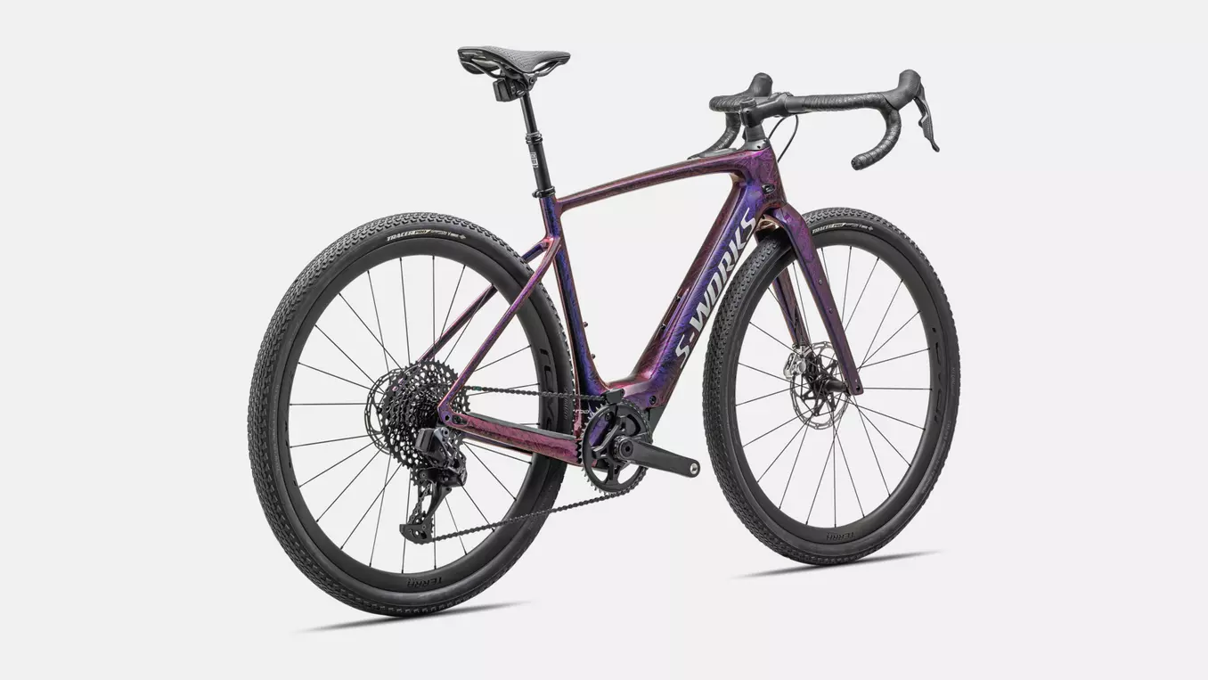 Bicicleta Specialized S-Works Turbo Creo 2 Gloss Carbon / Red to Blue Pearl Strata / Satin Liquid Silver [4]