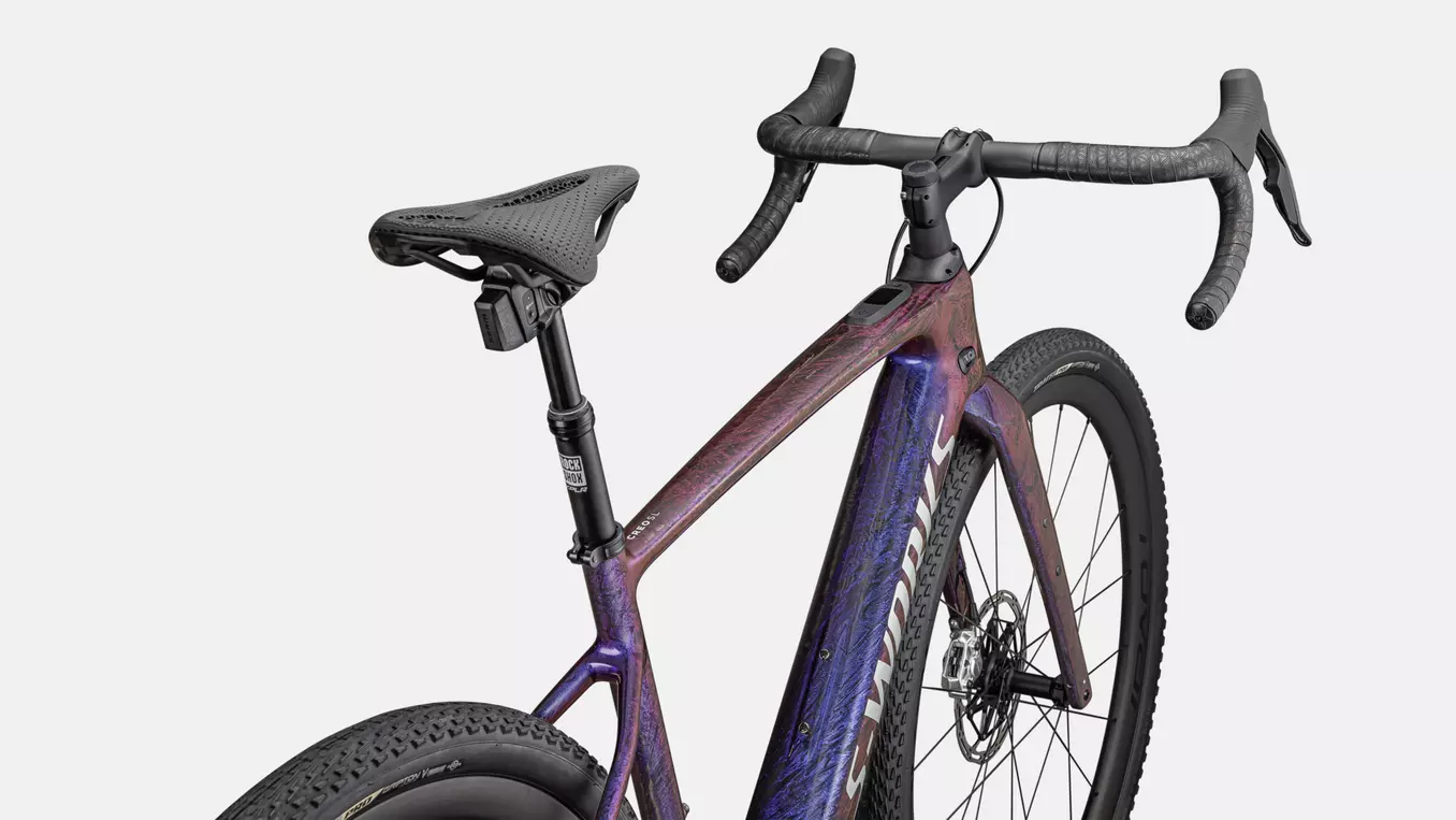 Bicicleta Specialized S-Works Turbo Creo 2 Gloss Carbon / Red to Blue Pearl Strata / Satin Liquid Silver [5]
