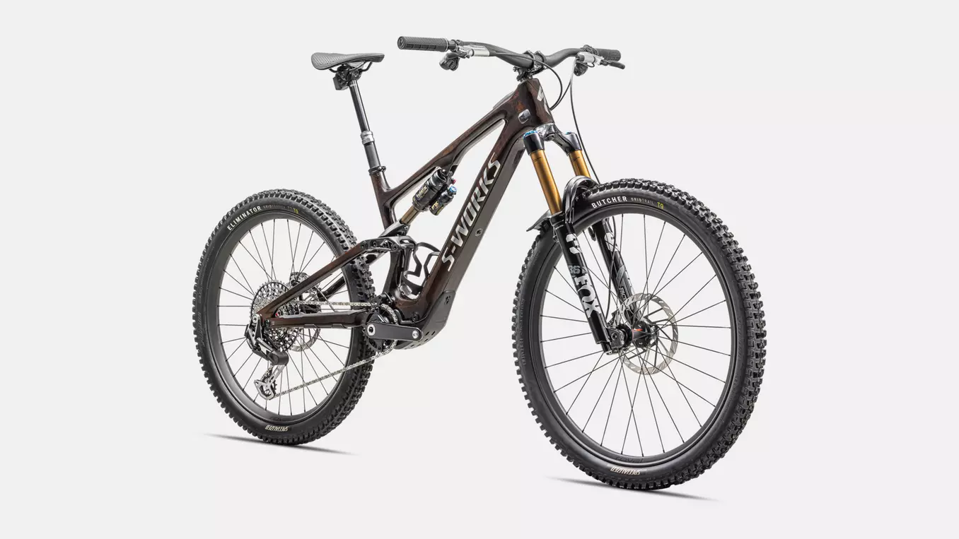 Bicicleta Specialized S-Works Turbo Levo SL 2025  Brown Tint / Gunmetal Impasto / Ashen Grey / Brushed Liquid Metal [3]