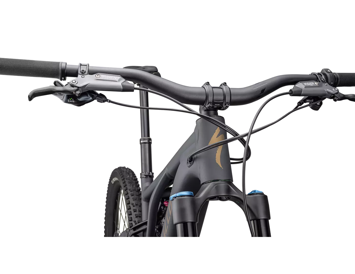 Bicicleta Specialized Turbo Comp Alloy 2025 Satin Midnight Shadow / Harvest Gold Metallic [5]