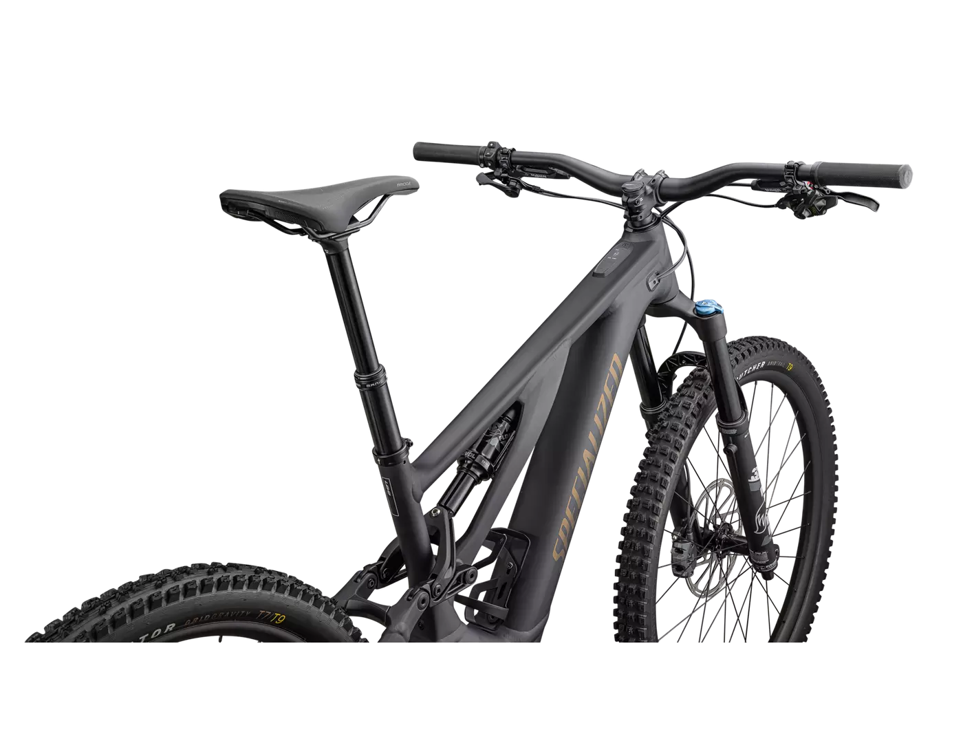 Bicicleta Specialized Turbo Comp Alloy 2025 Satin Midnight Shadow / Harvest Gold Metallic [4]